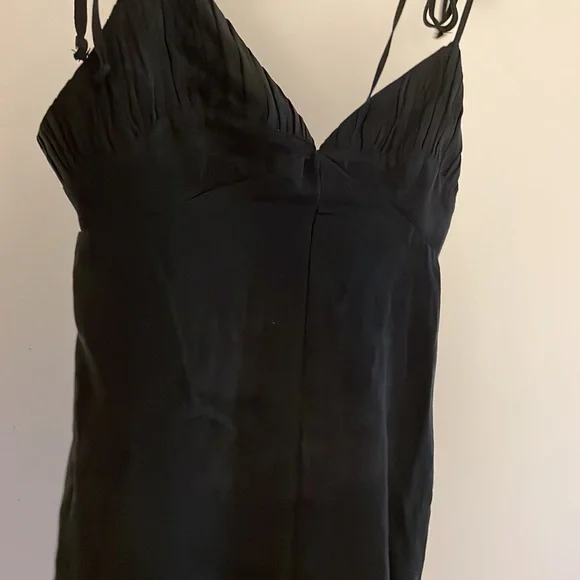 Zara Black Romper with adjustable shoulder straps ties in Size Medium - Picture 17 of 17